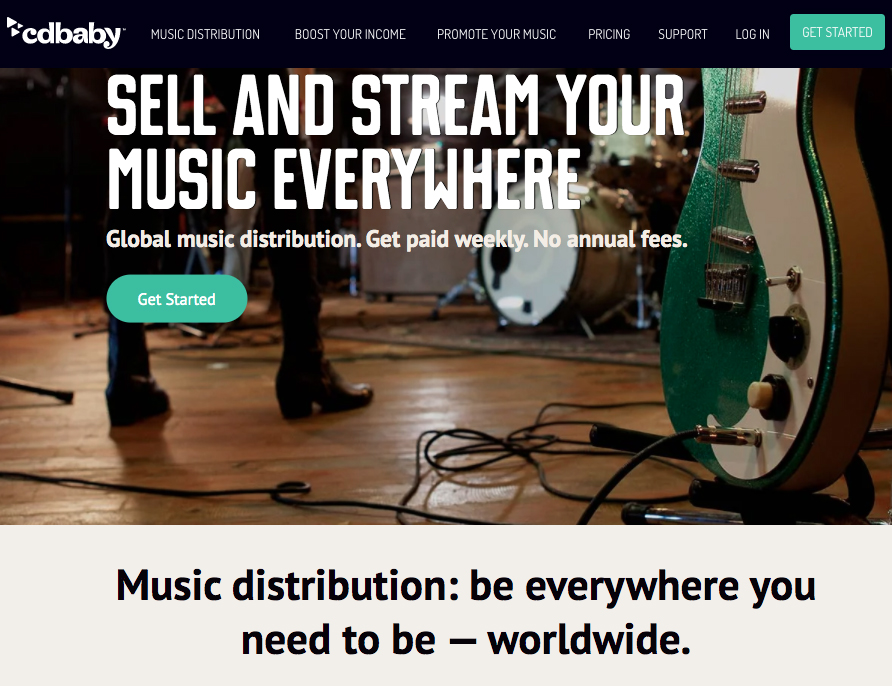 CD Baby Music distribution