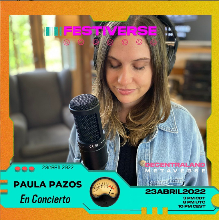 Paula Pazos Arista NFTS de música